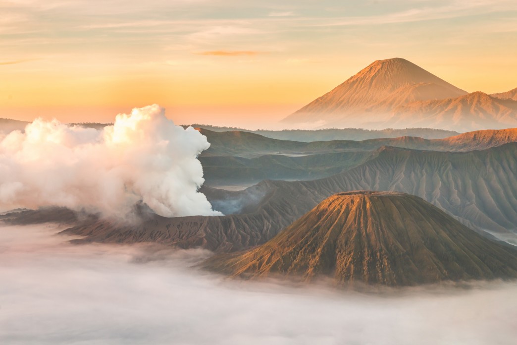 Núi lửa Bromo ở Indonesia